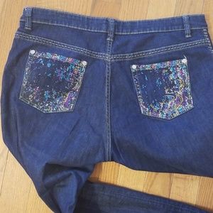 COOGI decorated Jeans Sz 18